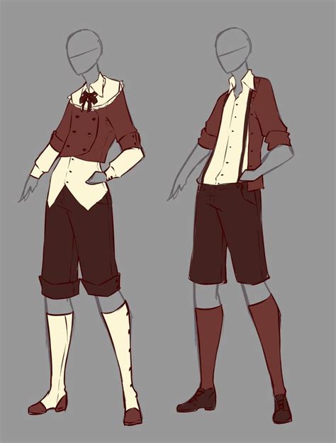 Animeoutline is just one of the excellent and major materials for excellent, first anime and manga layout drawing tutorials. clothes / outfits | Fantasy clothing, Art clothes, Anime ...
