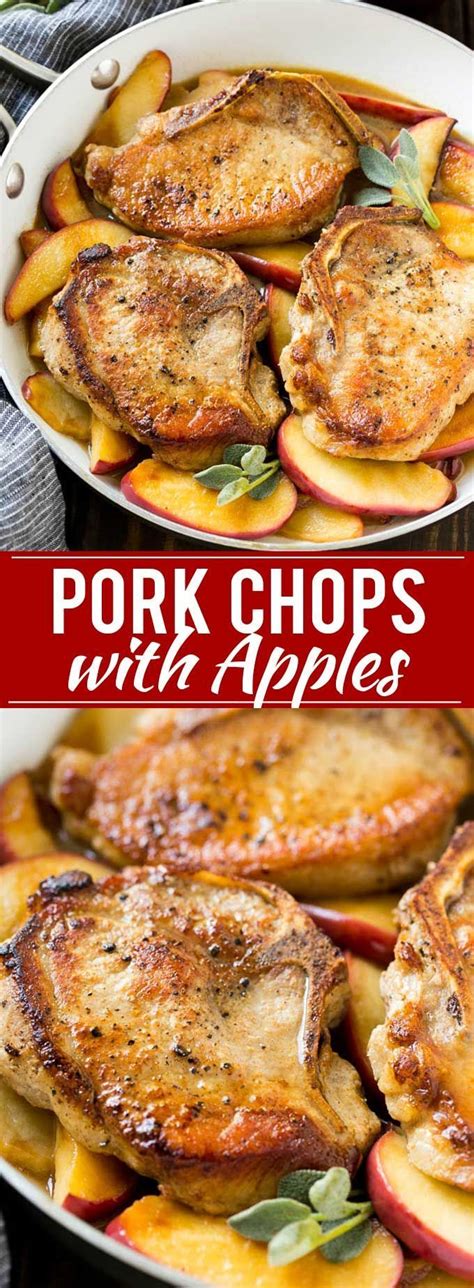 Find easy ideas for boneless pork chops, plus reviews and tips from tender chops in a delicious sauce are great over noodles or thin spaghetti. Apple Pork Chops Recipe | Pork Chops with Apples | Cider ...