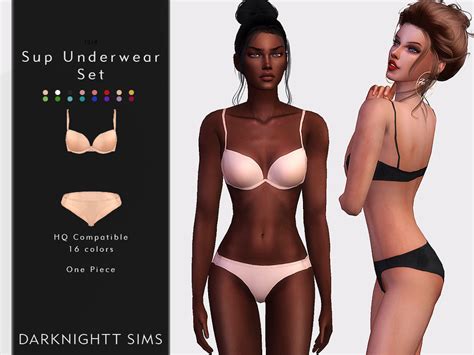 The Sims Resource Sup Underwear Set
