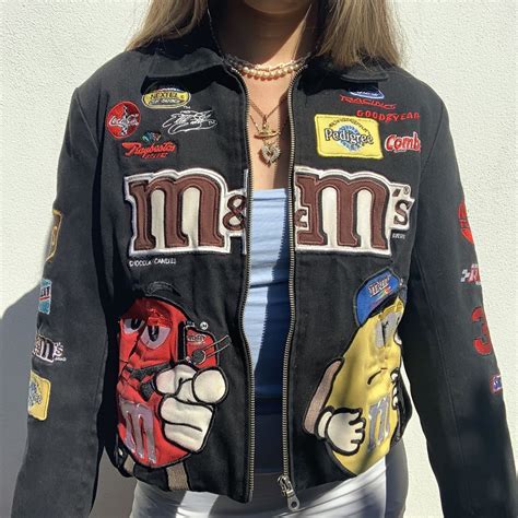 At full metal jacket, we can supply a wide variety of products to suit your needs. M&M jacket in 2020 | Jacket outfit women, Nascar jackets ...