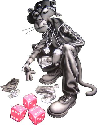 To get more templates about posters,flyers,brochures. PSD Detail | pink panther gangsta | Official PSDs