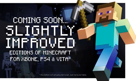 Mojang Announces August Release For Minecraft Xbox One Ps4 And Vita
