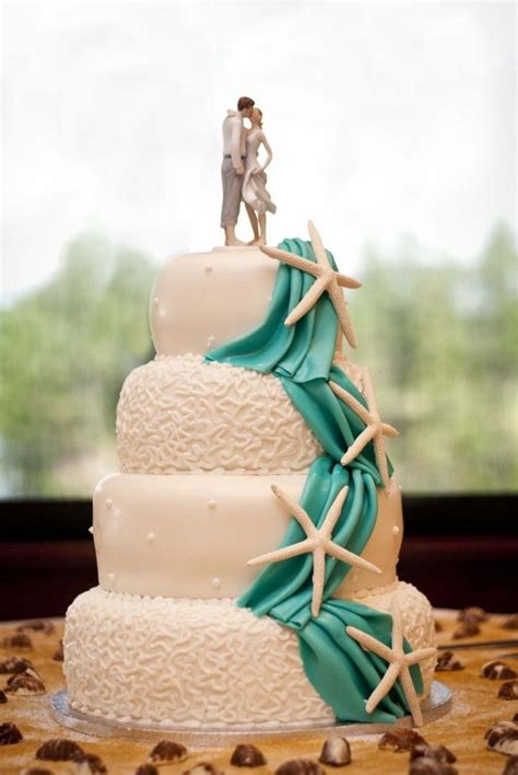 Bodas temáticas en la playa | Tortas de bodas, Pasteles de boda, Boda