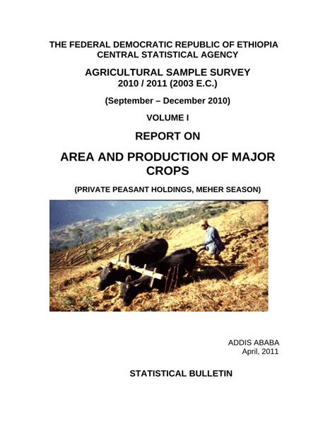 Pdf Area And Production Of Major Crops Dokumentips