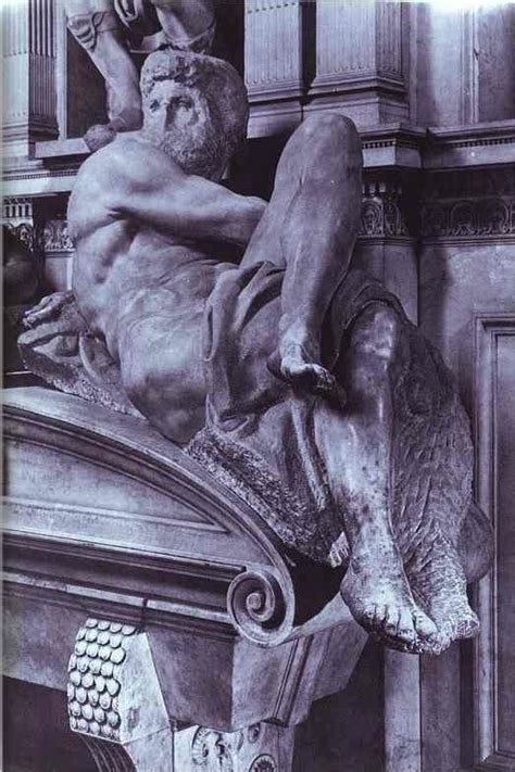 Michelangelo Tomb Of Giuliano De Medici Detail Day