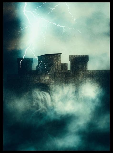 Medieval Castle In The Fog Me Digital 2019 Rart