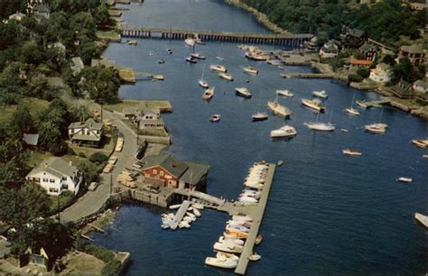 Air View Of Lobster Cove On The Annisquam River Cape Ann Gloucester Ma