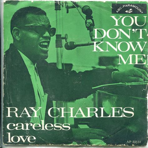 Ray Charles You Dont Know Me