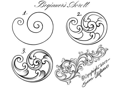 Simple Engraving Patterns Design Talk