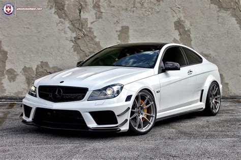 Mercedes says amg dynamics makes the c63 more stable in slippery and comfort modes, friskier in sport, friskier still in sport+, and extra agile with a slight tendency toward oversteer in race. Mercedes-Benz C63 AMG Black Series on HRE Performance ...