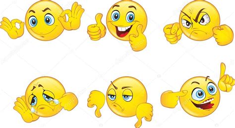Smileys Emoticons Set — Stock Vector © Virtis 189216070