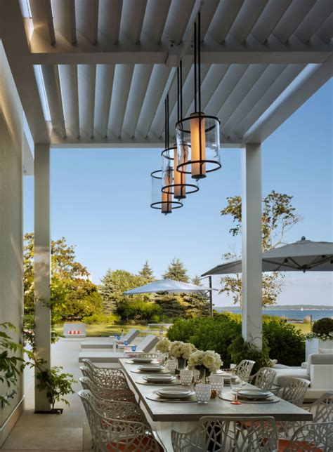 Rye Pool House Outdoor Dining Pembrooke And Ives Pool House