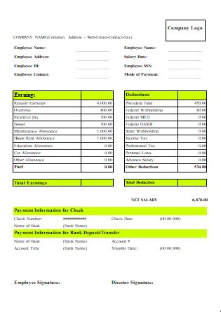 Now we are offering you to use our prepared and nice pay slip template which is specially made by our professional designer. Excel Templates: Payslip Free Download