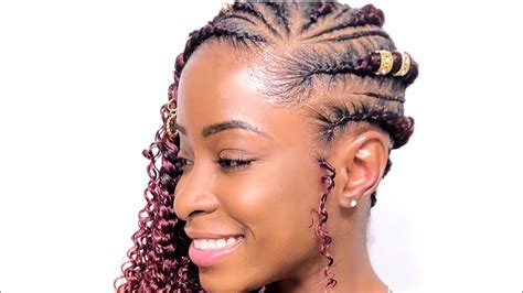 There are a lot of beautiful braid styles and cute hair braiding tutorials from all over the internet, and pinterest just makes us so much more in love with it! BOHEMIAN FEED-IN BRAIDS (SIMILAR TO PASSION TWISTS) - YouTube