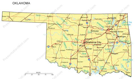 Oklahoma Map And Oklahoma Satellite Images