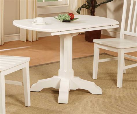 Powell Color Story Pure White Drop Leaf Bistro Table Pw 270 405 At