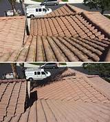 Pressure Cleaning Tile Roof Pictures