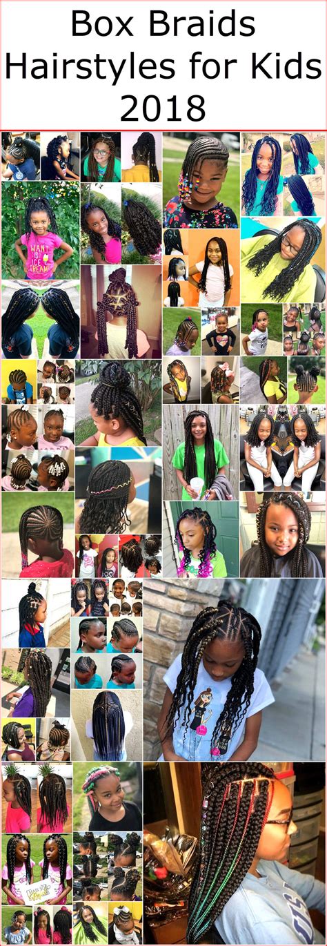 Box Braids Hairstyles For Kids 2018 Kids Hairstyle Haircut Ideas