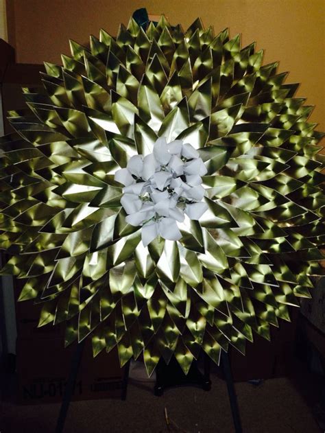 Round joss paper design | Big paper flowers, Money flowers ...