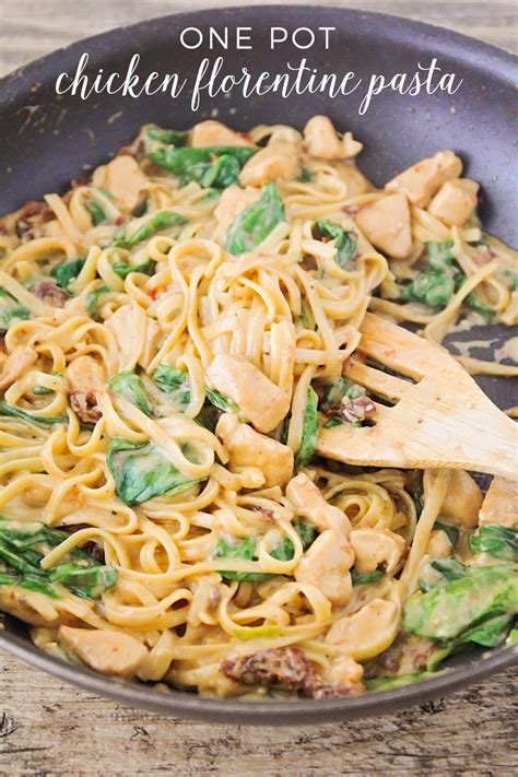 The Baker Upstairs: One Pot Chicken Florentine Pasta + 23 ...
