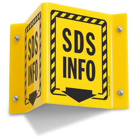 Sds Signs Msds Signs Material Safety Data Sheet Signs