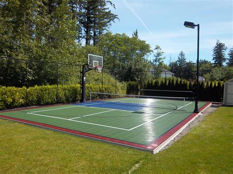 Basketball Half Court Sport Court