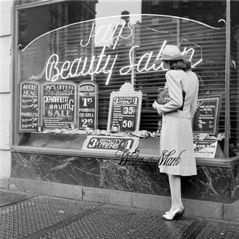 beauty shop hair salon beautician insant digital download vintage style real photo vintage