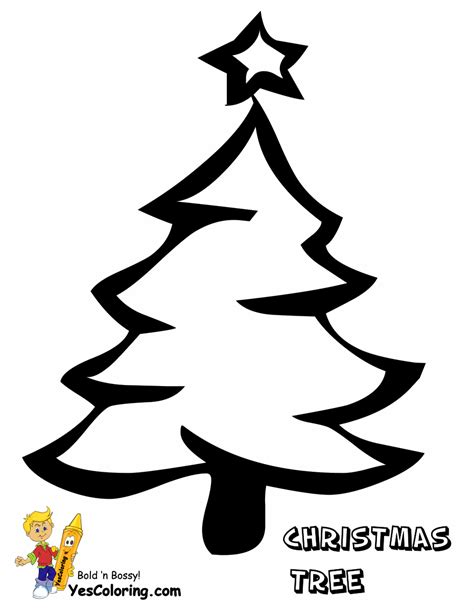 Christmas Trees Coloring Pages