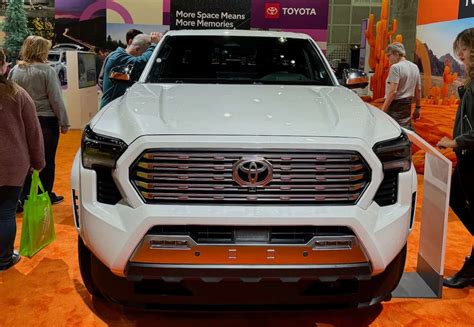 2024 Toyota Tacoma I Force Max Hybrid Limited Displayed In White In