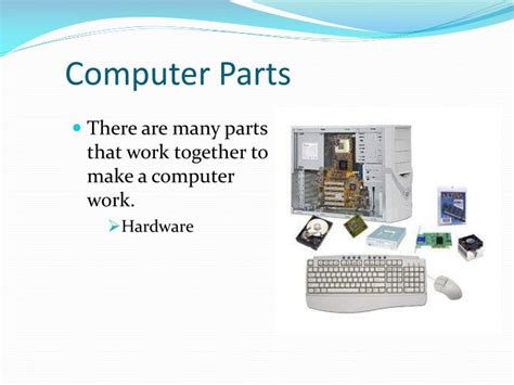 Ppt Computer Parts Powerpoint Presentation Free Download Id2415546
