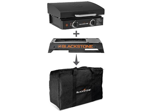 Blackstone 17 tabletop griddle with rear grease the blackstone 17 inch tabletop griddle is perfect for on the go or for a small group. Griddle Hood Stand Carry Bag Grill Cover Weather Resistant ...