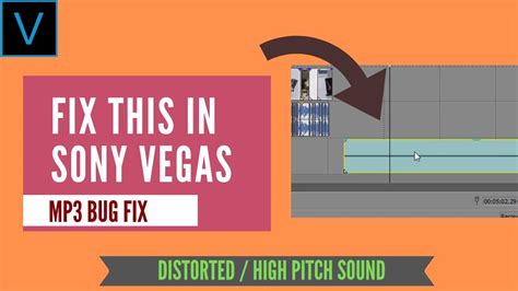 How To Fix High Pitch Distorted Sound In Vegas Pro Youtube