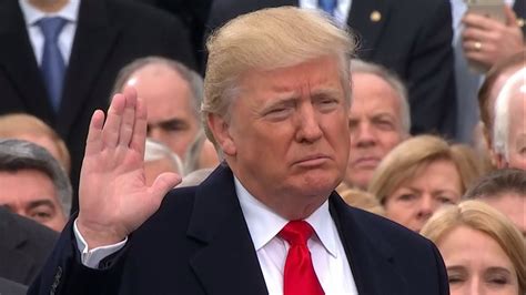 Donald Trump Takes Oath Of Office As 45th President Of The United
