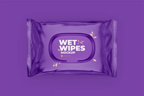 Download Wet Wipes Mockup. top view on Behance