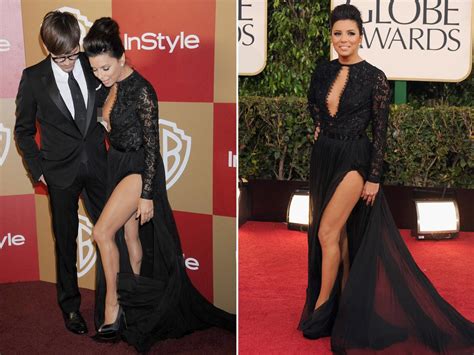 Eva Longoria Photos Wardrobe Malfunctions At The Golden Globes Ny Daily News