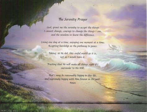 Printable Serenity Prayer Trixychip