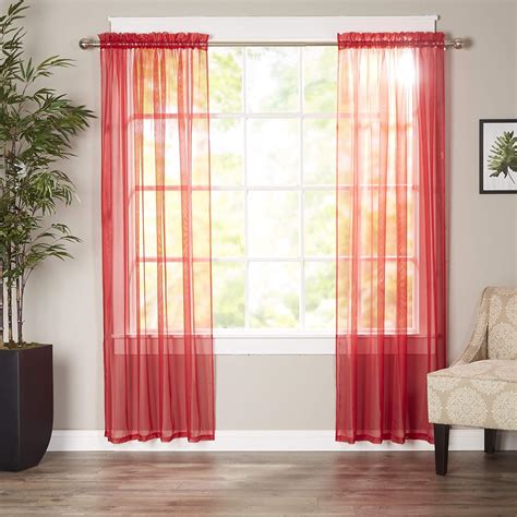 Elegant Comfort Luxury Sheer Curtains Window Treatment