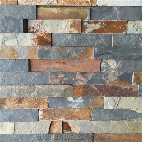 China Multicolor Rustic Slate Stacked Stoneledge Stonecultured Stone