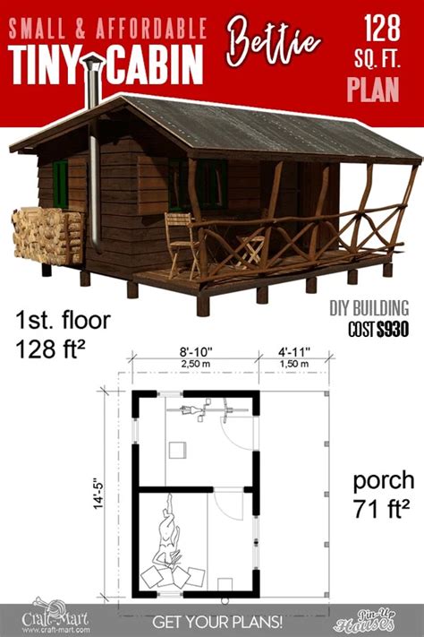 Best Small Cabin Plans With Cost To Build Craft Mart