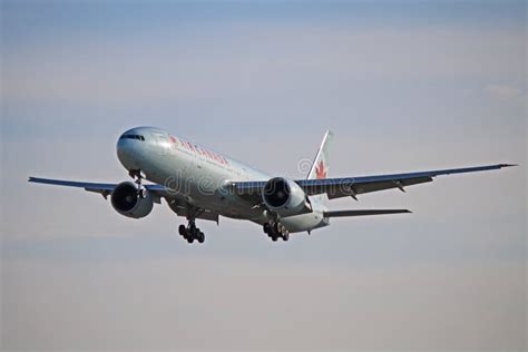 Air Canada Boeing 777 300er B77w Front View Editorial Image Image Of