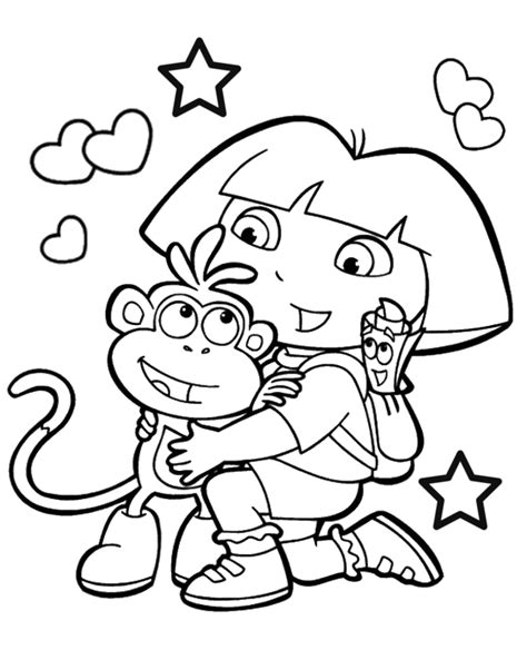 Download and print these of dora and boots coloring pages for free. Dora Summer Pages Coloring Pages