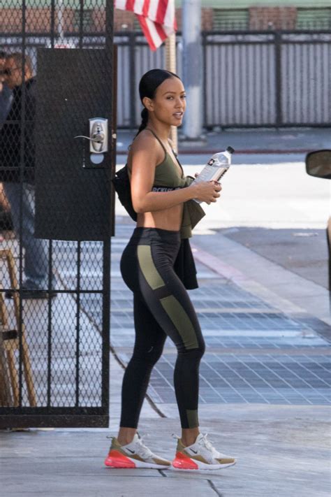 Karrueche Tran In Tights Leaves A Gym In West Hollywood 09162018