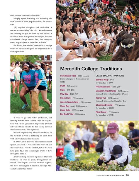 Meredith Magazine Spring 2016 By Meredith College Issuu