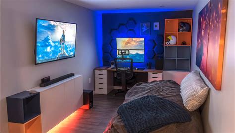 Video Game Room Decor Video Game Rooms Bedroom Games Bedroom Setup