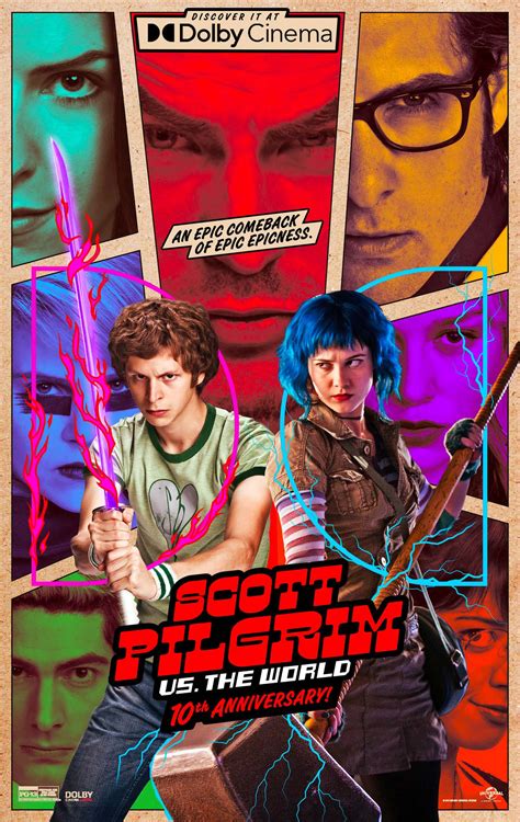 Scott Pilgrim Vs The World 10th Anniversary Official Poster R Scottpilgrim