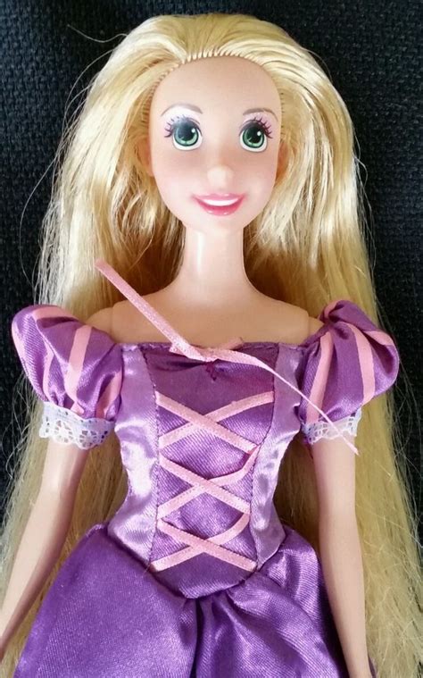 DISNEY TANGLED PRINCESS RAPUNZEL Barbie Doll Mattel Purple Dress