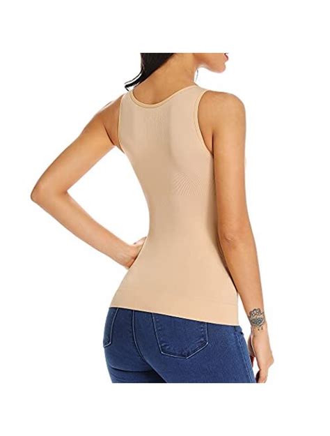 buy joyshaper women s cami shaper tummy control padded bra camisole cami seamless compression