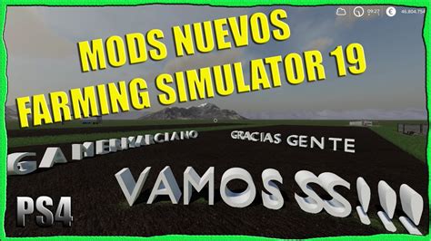 👉 Mods Farming Simulator 19 Nuevos Mods Ps4 👈 Youtube