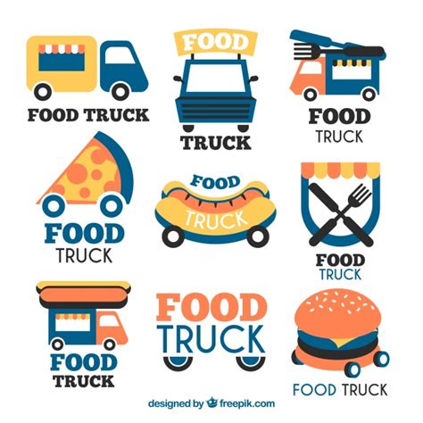 We have 3 free cheyenne vector logos, logo templates and icons. Modern collection of fun food truck logos | Free Vector