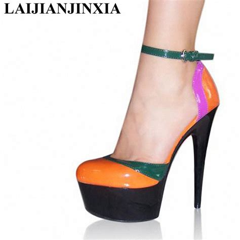 Laijianjinxia Pumps 6 Inch High Heel Shoes 15cm Lady Party Heels